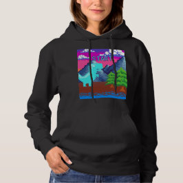 Sudadera Funny Pixel Gamer Pixelated- Dinosaur Illustration