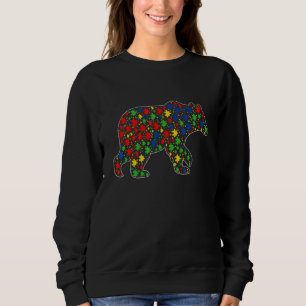 Sudadera Funny Polar Bear Animales Rompe El Autismo En Guer