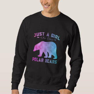 Sudadera Funny Polar Solo Tiene Un Chica Que Ama El Oso Pol