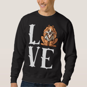 Sudadera Funny Pomeranian Dog Mom Dad Love R