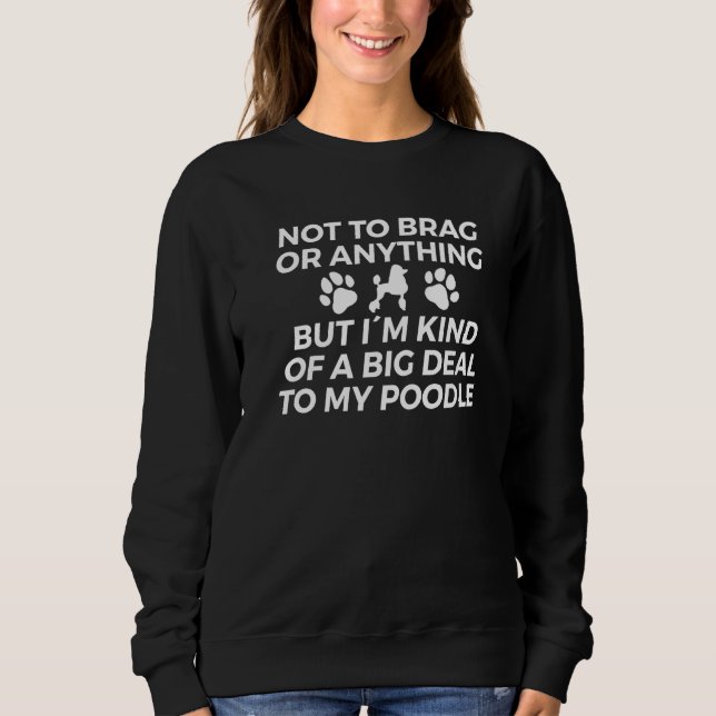 Sudadera Funny Poodle (Anverso)