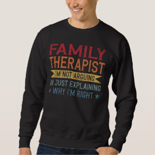 Sudadera Funny Profesión Cita Terapia Familiar