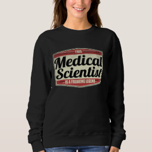 Sudadera Funny Profesión Cita Vintage Medical Scientist
