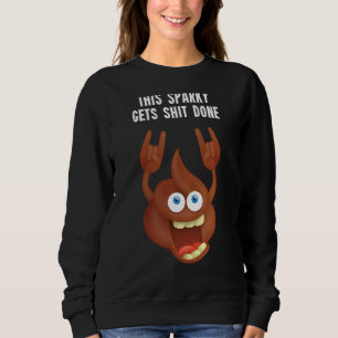 Sudadera Funny Profesional Sparky Electrician Construcción