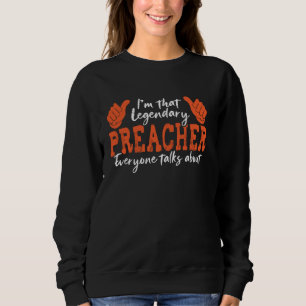 Sudadera Funny Profesora Cita a legendario predicador