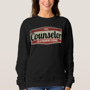 Sudadera Funny Profesora Cita Consejero de Vintage