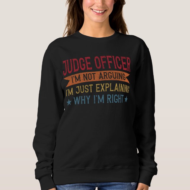 Sudadera Funny Profesora Cita Juez (Anverso)