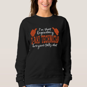 Sudadera Funny Profession Cita a legendario técnico de rayo