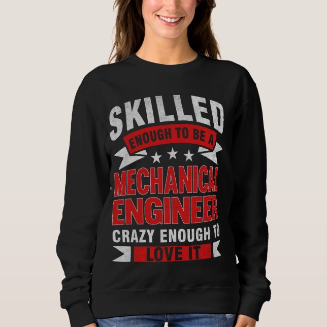 Sudadera Funny Profession Quote Ingeniero Mecánico Especial (Anverso)