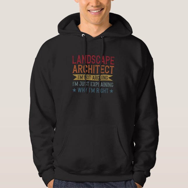 Sudadera Funny Profession Quote Landscape Architect (Anverso)
