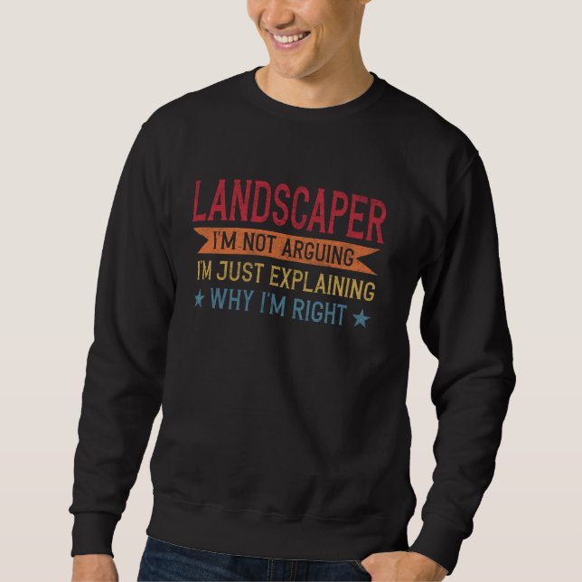 Sudadera Funny Profession Quote Landscaper (Anverso)