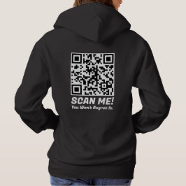 Sudadera Funny QR Scan Me! Funny Regret Joke