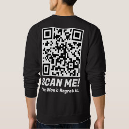 Sudadera Funny QR Scan Me! Funny Regret Joke