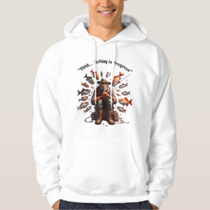 Sudadera Funny Quiet Fisherman Hoodie