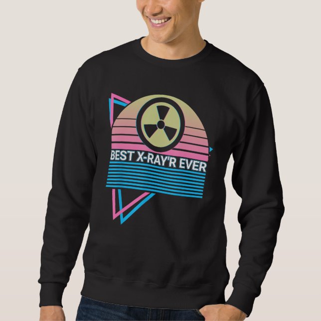 Sudadera Funny Radiology Radiologist Retro Best X-Ray'r Eve (Anverso)