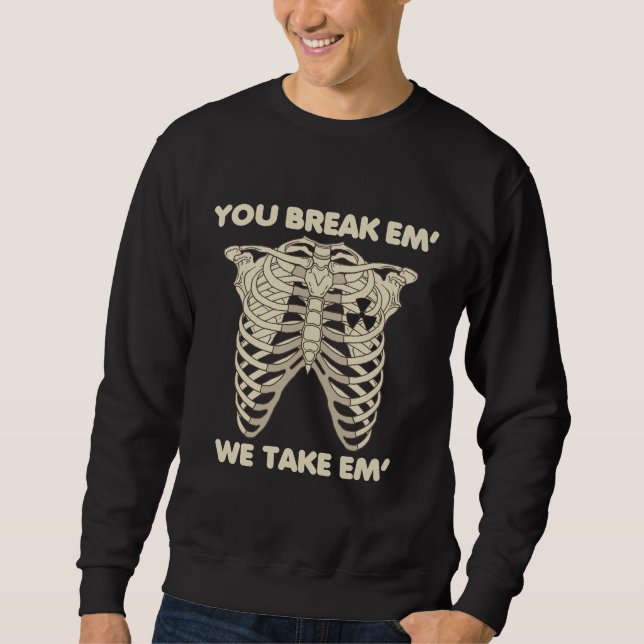 Sudadera Funny Radiology Xray Skeleton Rad Technologist (Anverso)