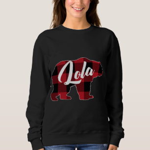 Sudadera Funny Red Plaid Buffalo Bear Appartal, Filipino Lo