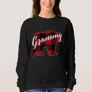 Sudadera Funny Red Plaid Buffalo Bear Appartal, Grammy Dive