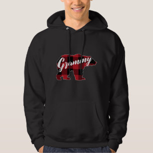 Sudadera Funny Red Plaid Buffalo Bear Appartal, Grammy Dive