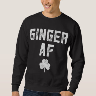 Sudadera Funny Redhead Irish Ginger AF St Patricks Day Drin