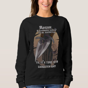 Sudadera Funny Rogue Gangster Dagger Tabletop Rpg Gamer