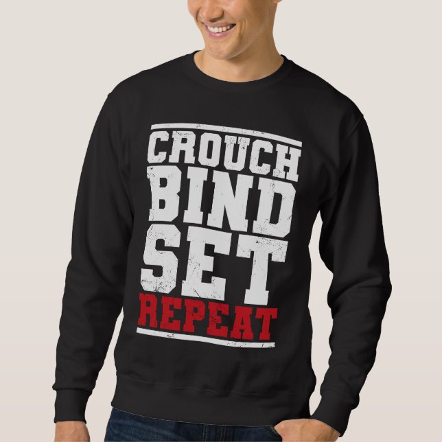 Sudadera Funny Rugby Quote  Play Rugby  Rugby Fan  Crouch B (Anverso)