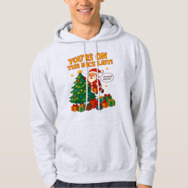 Sudadera Funny Santa Christmas Hoodie – Unisex Holiday Gift