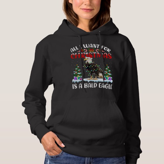 Sudadera Funny Santa Hat Todo lo que quiero para los Navida (Anverso)