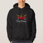 Sudadera Funny Santa Riding Christmas Tree Truck Bison Chri<br><div class="desc">Navidades divertidos de Santa Riding Christmas Tree Truck Bison</div>