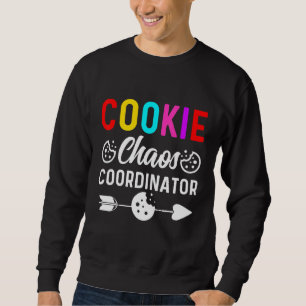Sudadera Funny Scout Para Chicas Cookie Chaos Coordinadora