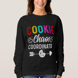 Sudadera Funny Scout Para Chicas Cookie Chaos Coordinadora