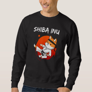 Sudadera Funny Shiba Inu Uni Dog High Kick Karate Master Sp