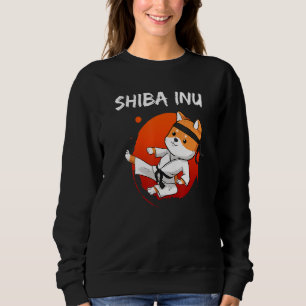 Sudadera Funny Shiba Inu Uni Dog High Kick Karate Master Sp