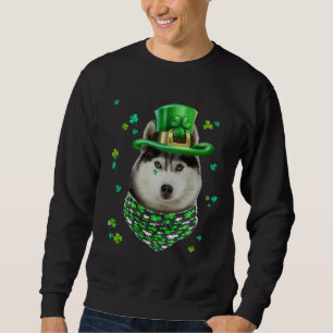 Sudadera Funny Siberian Husky 2020 Patrick Day para perro