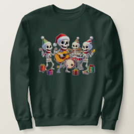 Sudadera Funny Skeleton Band Christmas & New Year – 3D Cart
