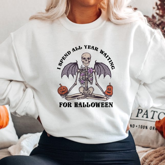 Sudadera Funny Skeleton Halloween (Subido por el creador)