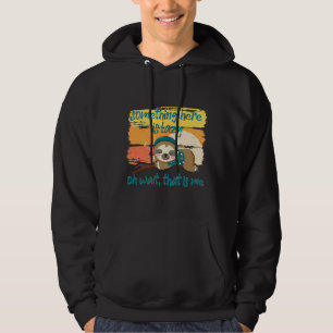 Sudadera Funny Sloth Cita Nap Sloth Lazy