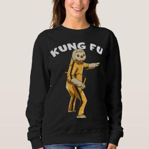 Sudadera Funny Sloth Kung Fu Nap Sloth Lazy