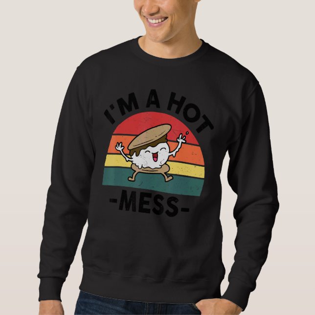Sudadera Funny Smores Camping Soy un Campfir de Camperas Ca (Anverso)