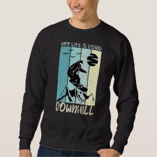 Sudadera Funny Snowboard Tee Goto Downhill Winter Sports L
