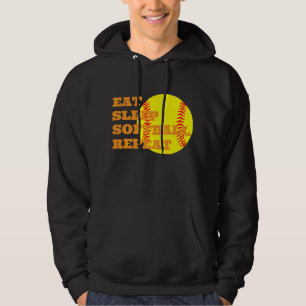 Sudadera Funny Softball Hoodie - Diseño Personalizado de Bé