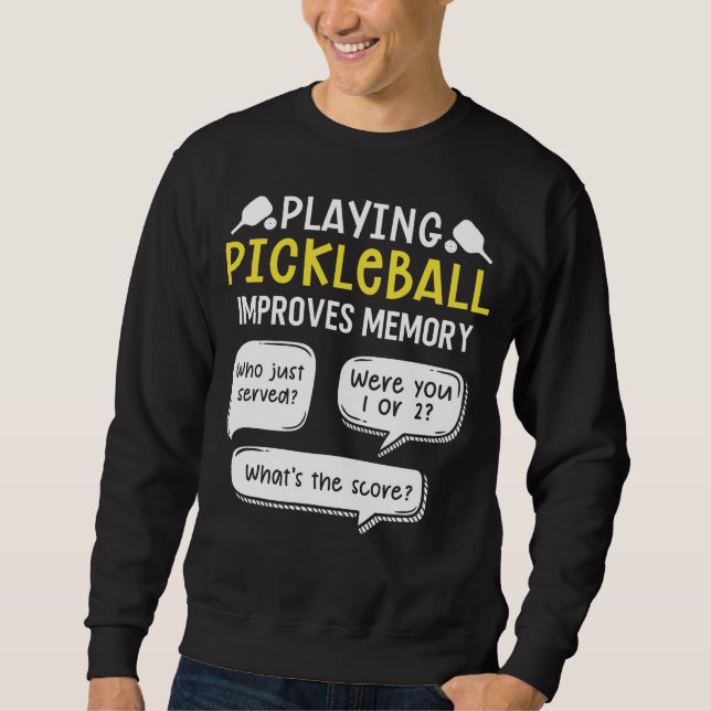 Sudadera Funny Sports Pickleball Player (Anverso)