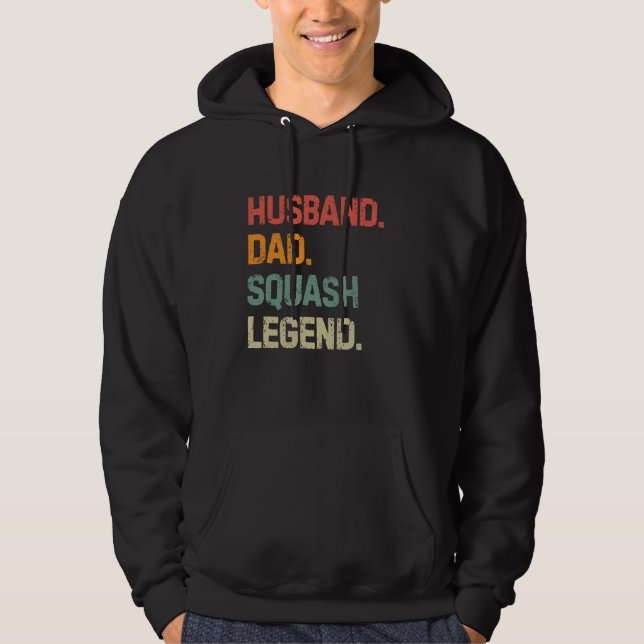Sudadera Funny Squash Player Husband Dad Squash Legend Fath (Anverso)