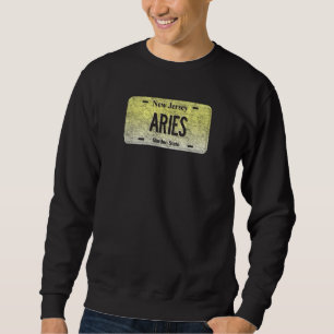 Sudadera Funny State Vanity License Plate Aries