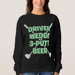 Sudadera Funny Taxista de Golf Wedge Putt Beer Adulfe Club