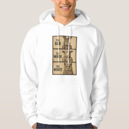 Sudadera Funny “The Bad, The Worse, The Worst” Animal