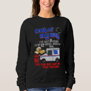 Sudadera Funny Trabajador Postal Cita Correo Hombre Carrier