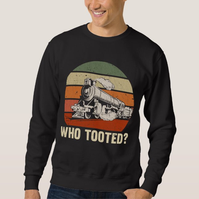 Sudadera Funny Train Railroad Quote Railfan (Anverso)