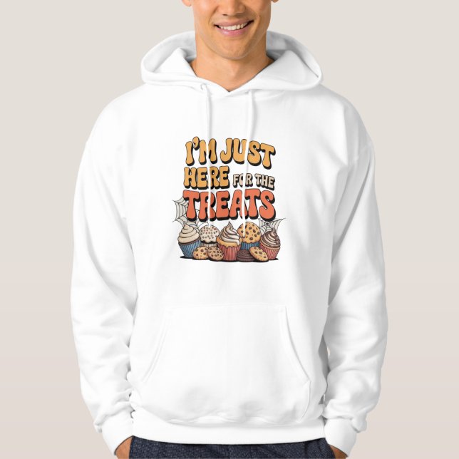 Sudadera Funny Treats Halloween Hoodie | Retro (Anverso)