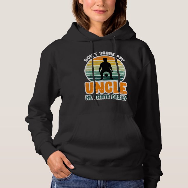 Sudadera Funny uncle  idea for uncle (Anverso)